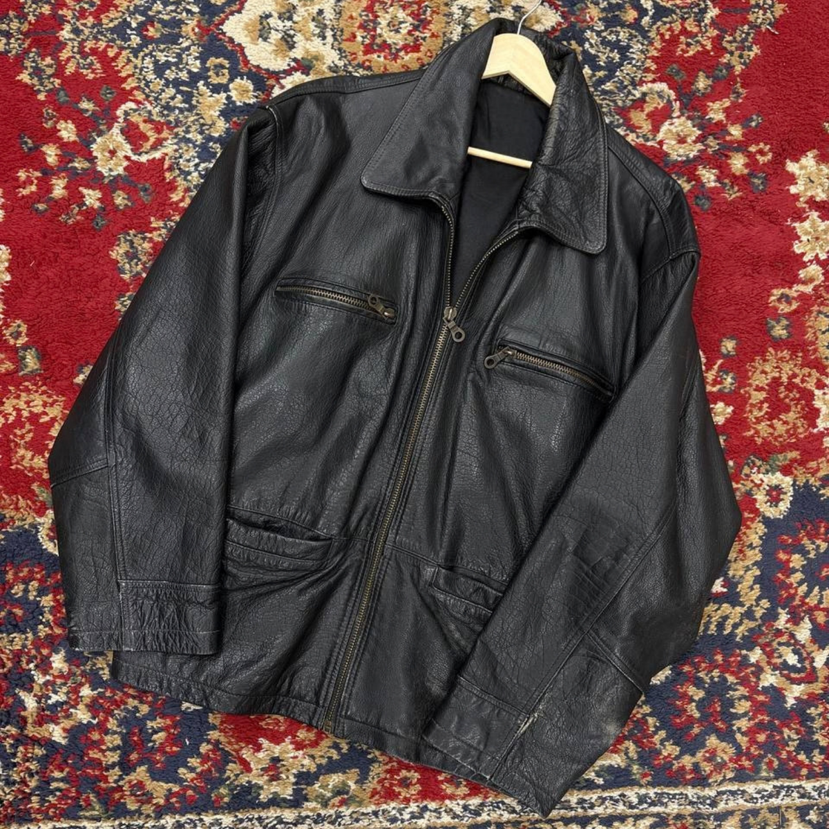 Leather Jacket tg. 48/50 cod. AV16