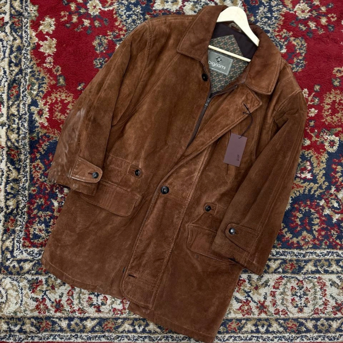 Leather Jacket in camoscio tg. 48/50 cod. AV19