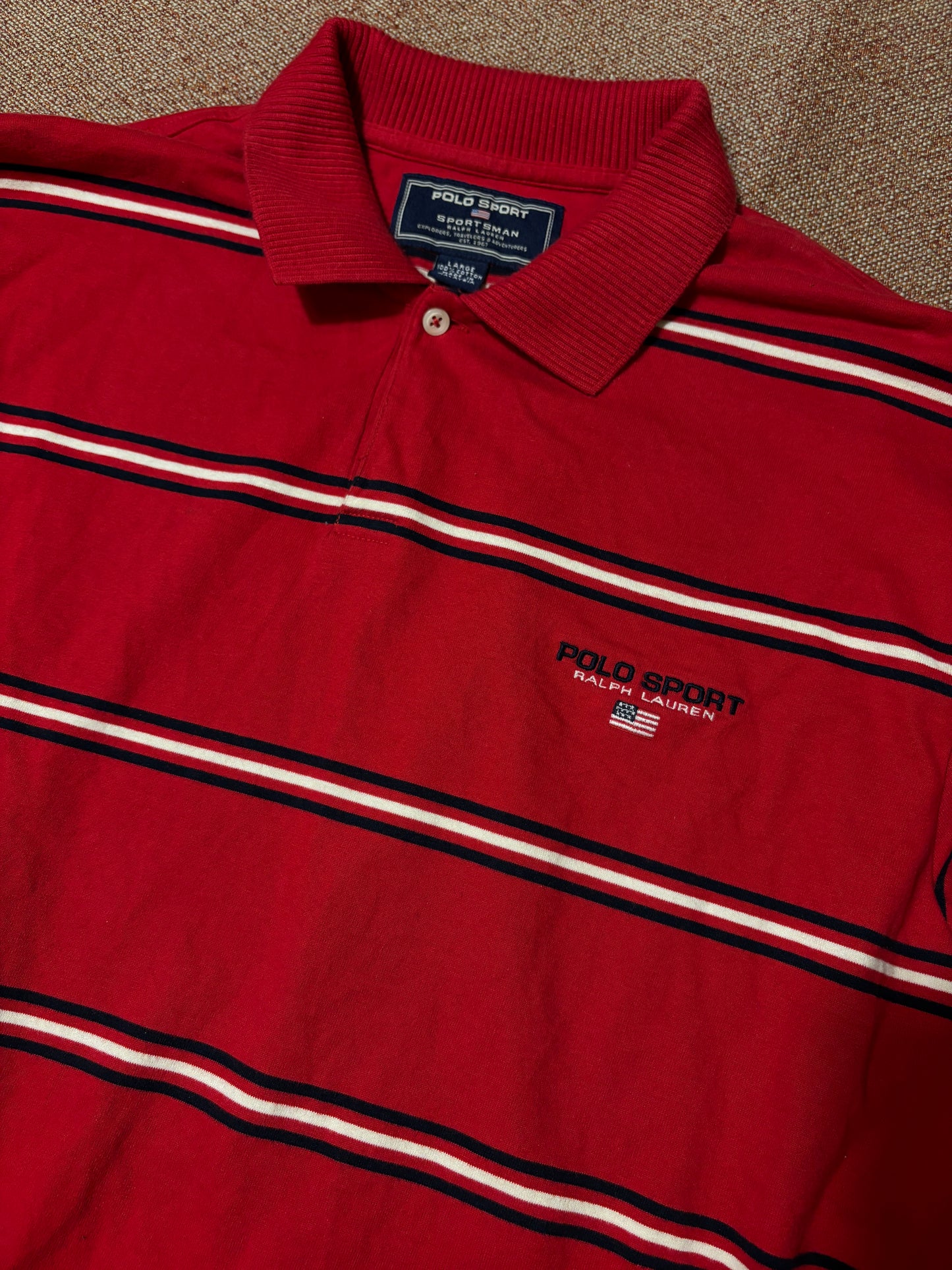 Polo long ralph 80’ tg.50/52