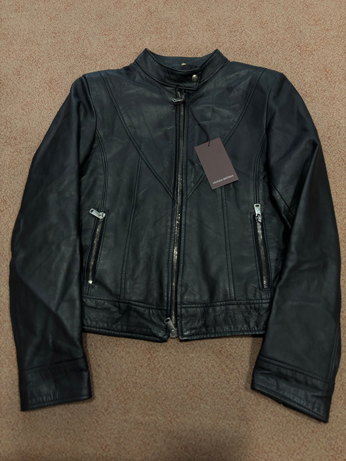 Biker pelle tg.40-42 cod8