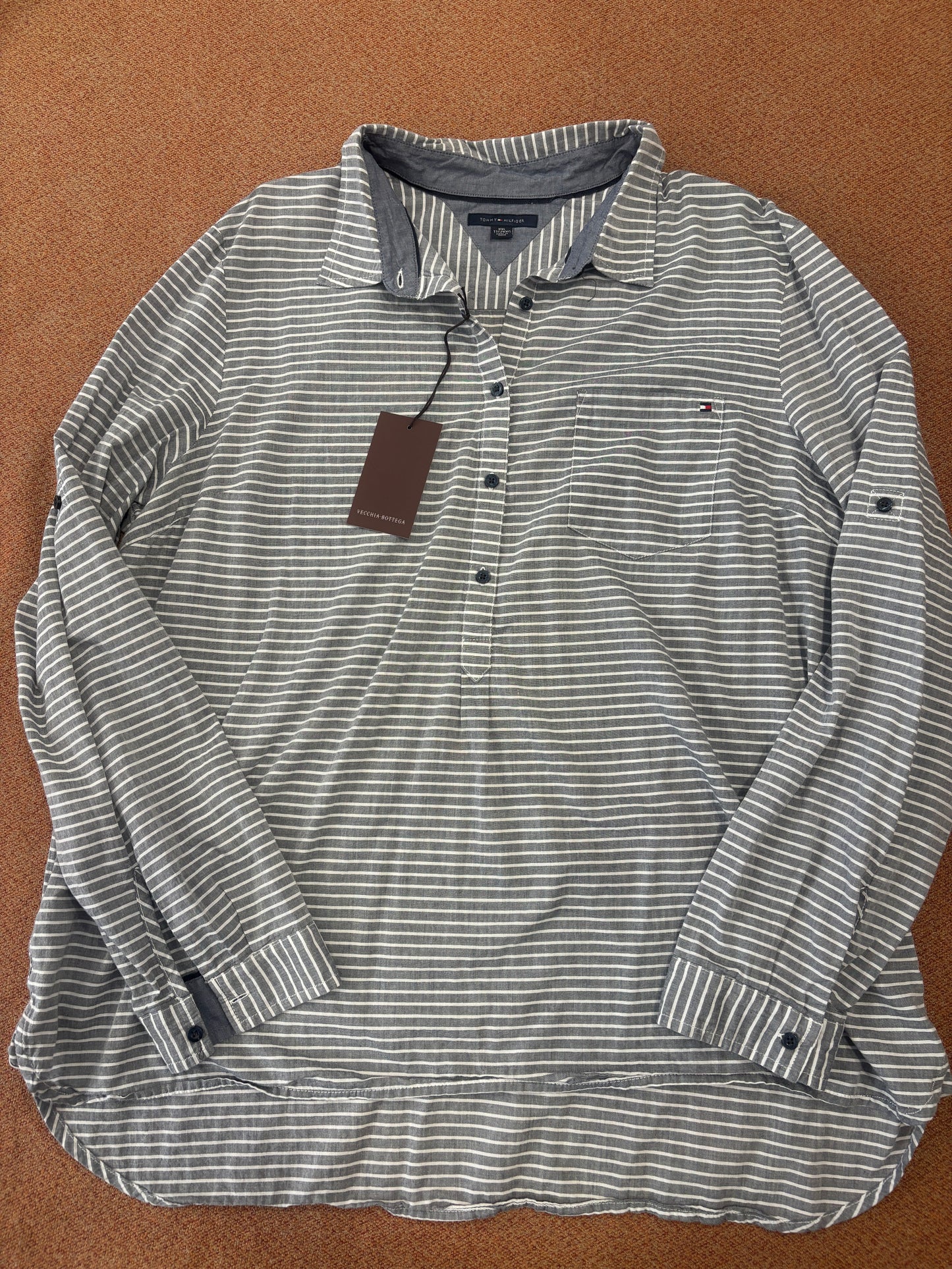 Polo camicia tommy hilfiger tg.S/M cod9