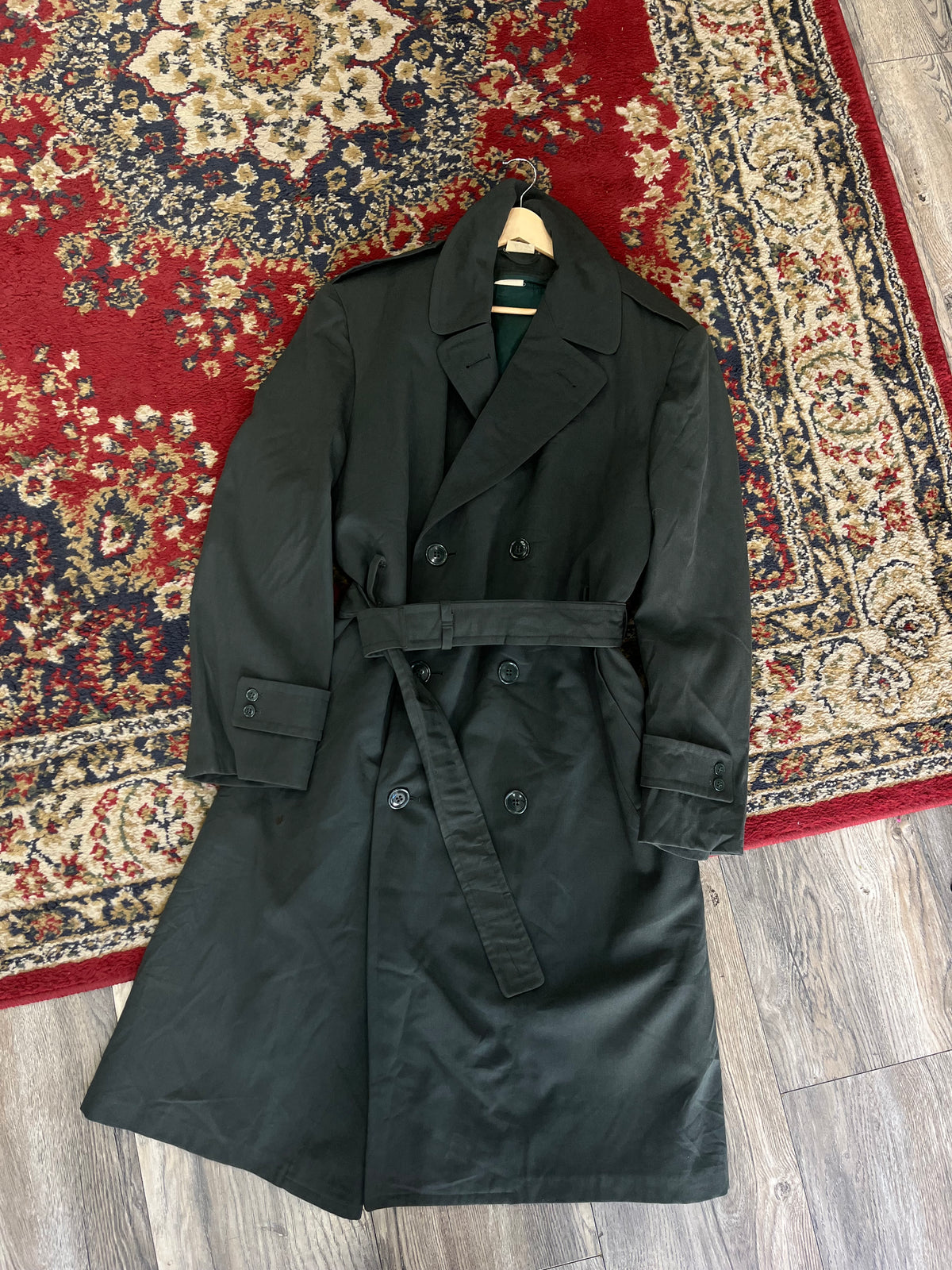 Trench verde tg 48/50 cod AV52