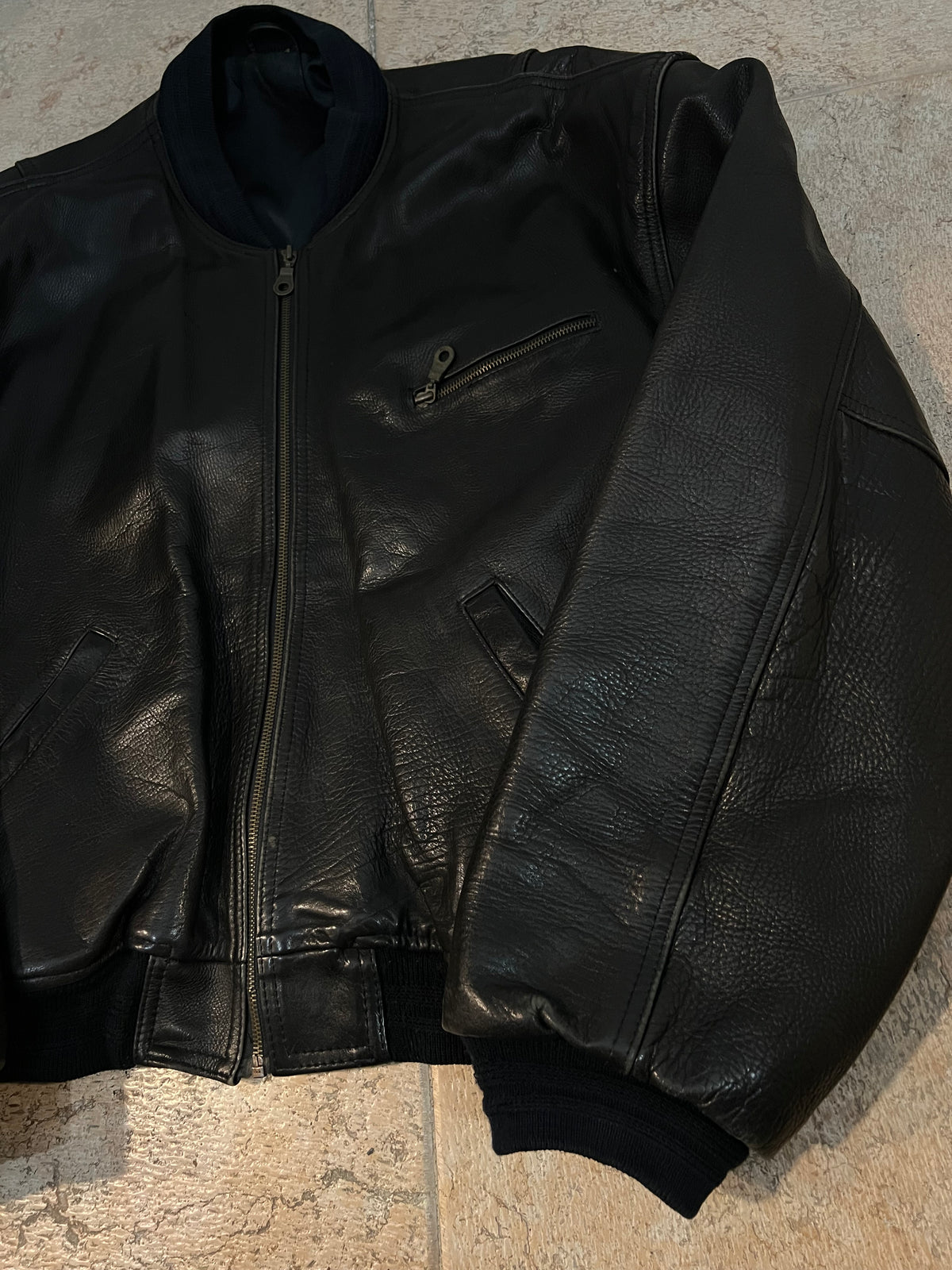 Leather jacket TG.48/50NA12