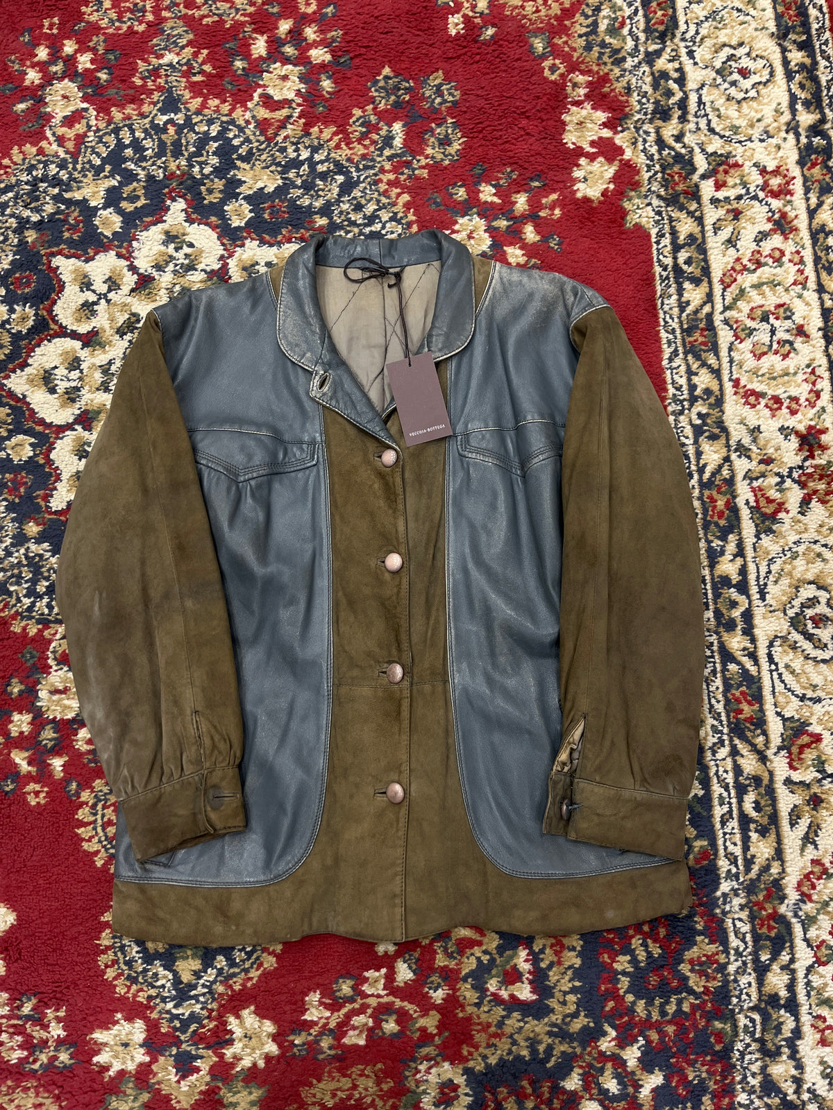 Giacca pelle/renna Tg.46/48 Av55