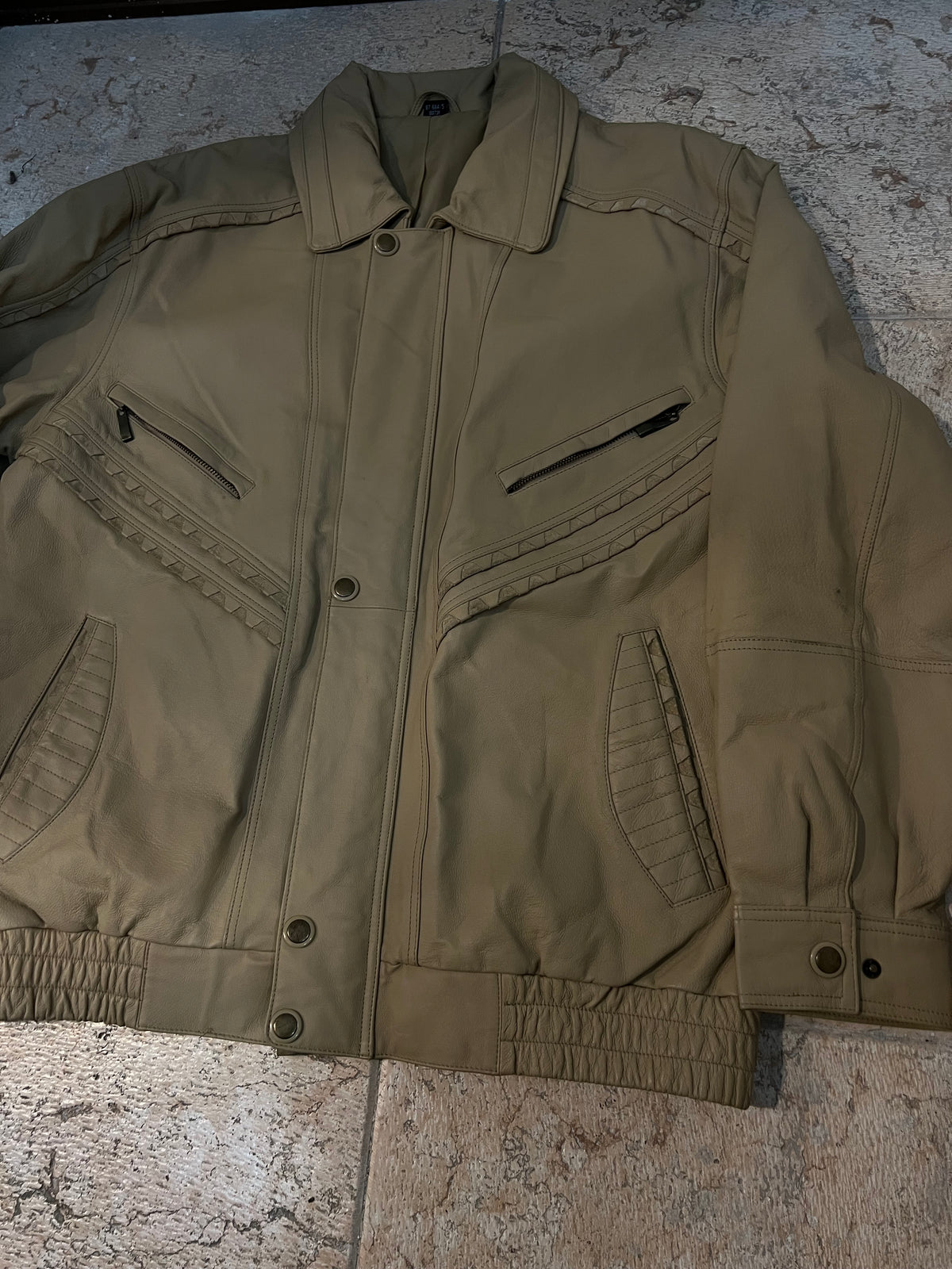 Leather jacket TG.52/54 NA41