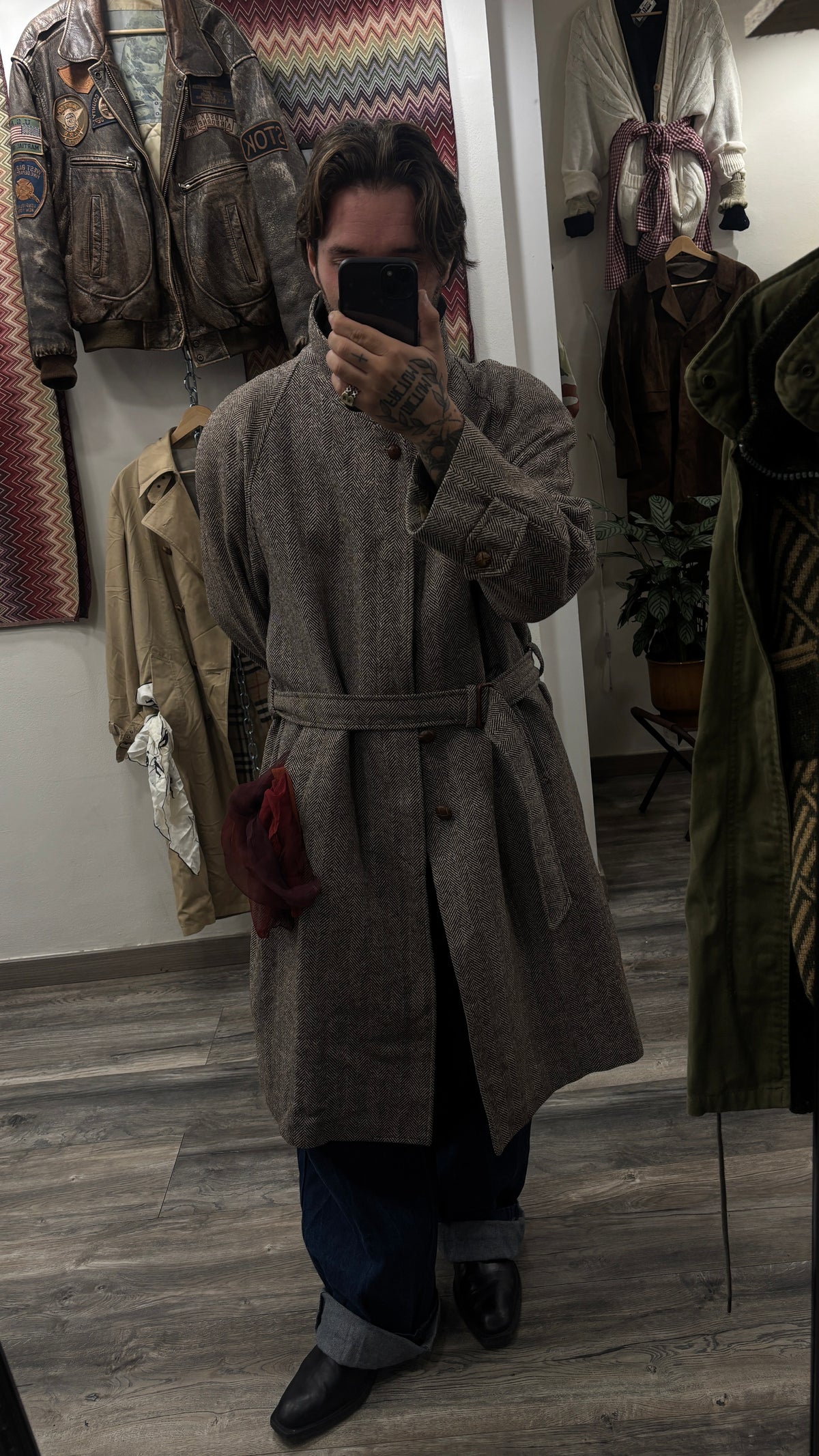 Archiv spigato coat