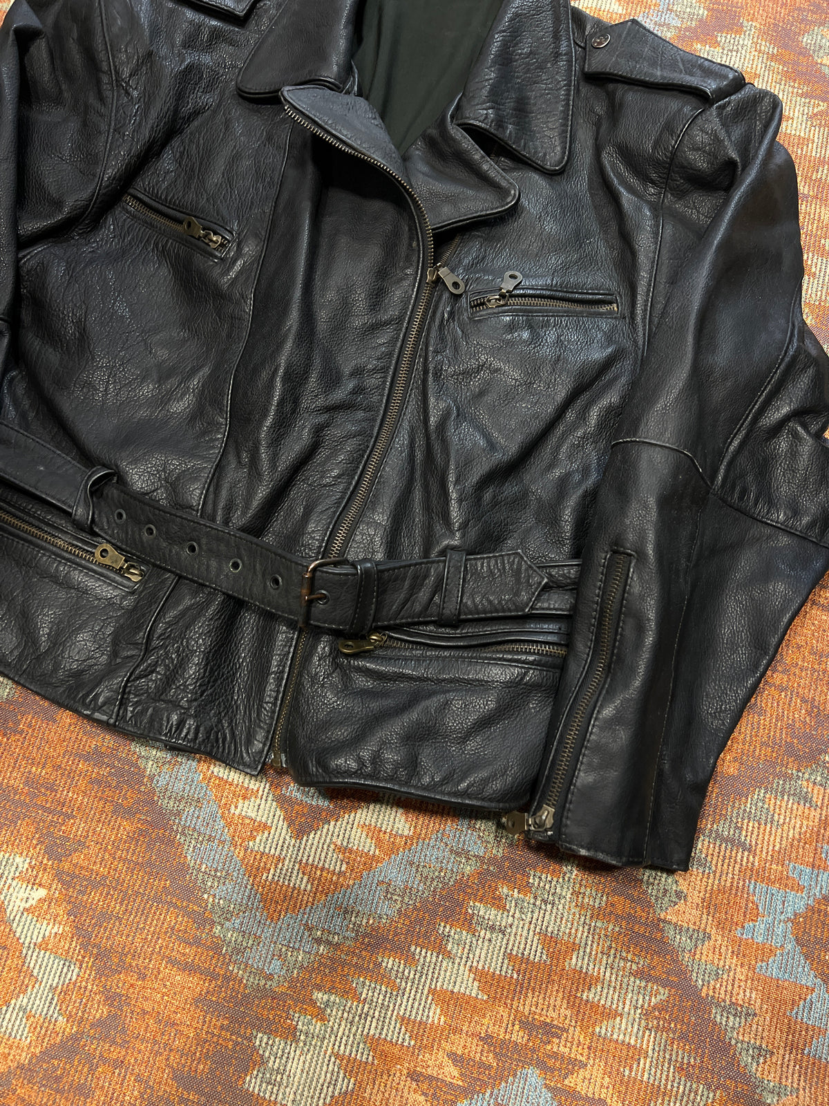 Leather jacket TG.48/50 NA78