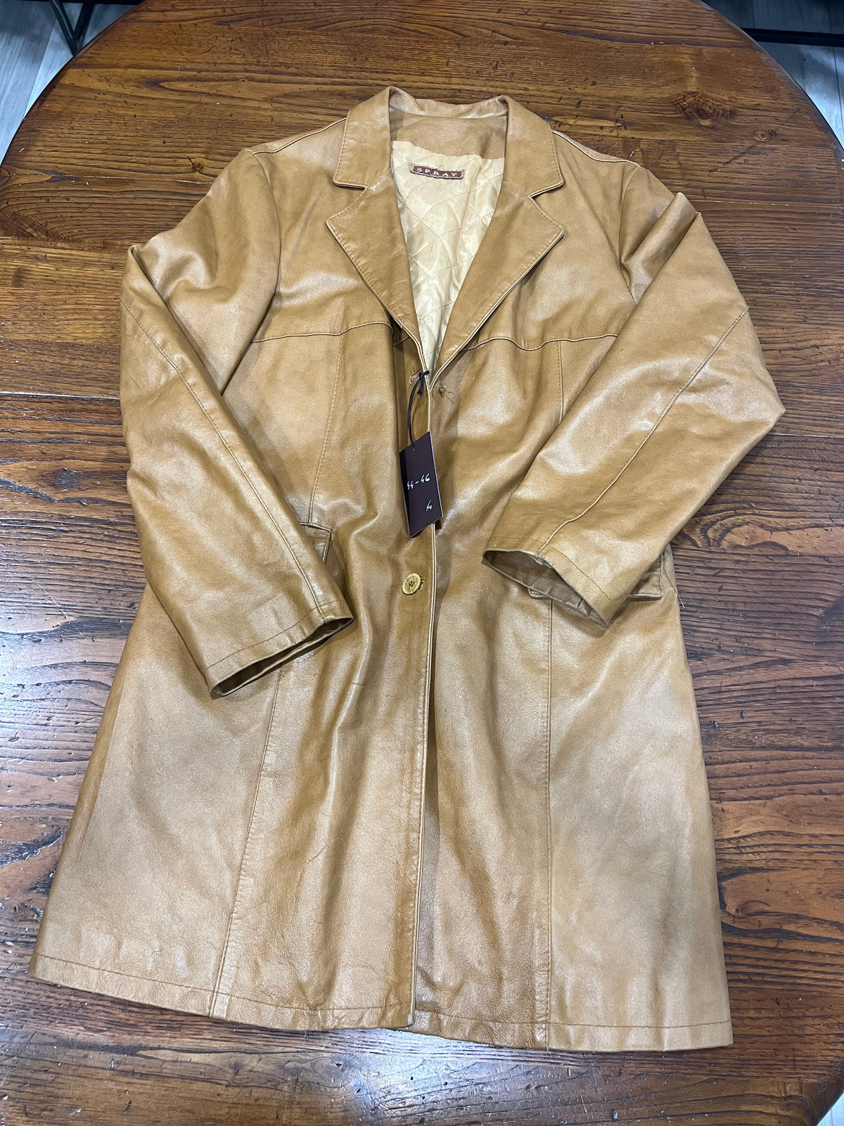 Trench vera pelle tg.46/48