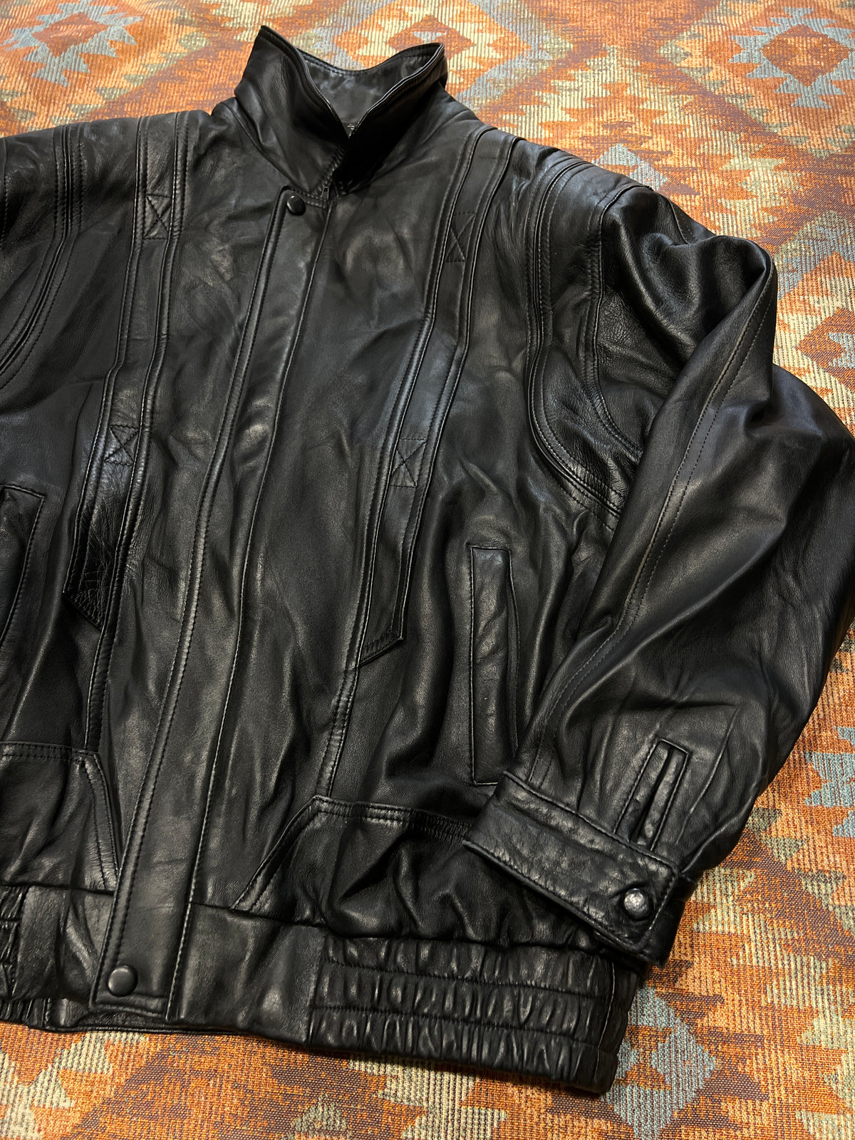 Leather jacket TG.48/50 NA77