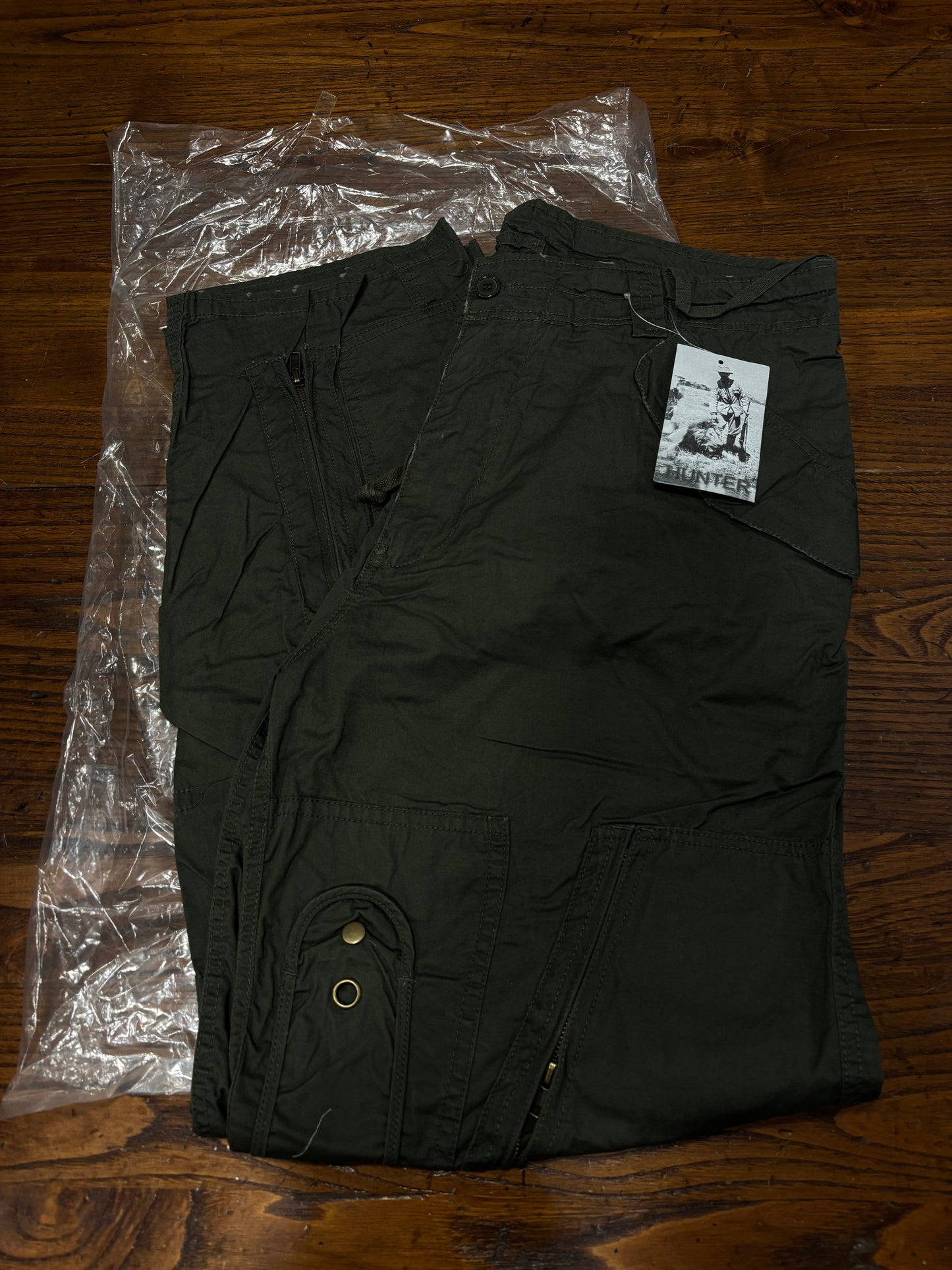Pantalon militaire à fermeture éclair