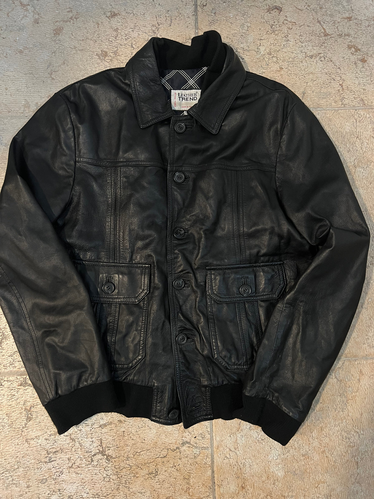 Leather jacket TG.48/50 NA37