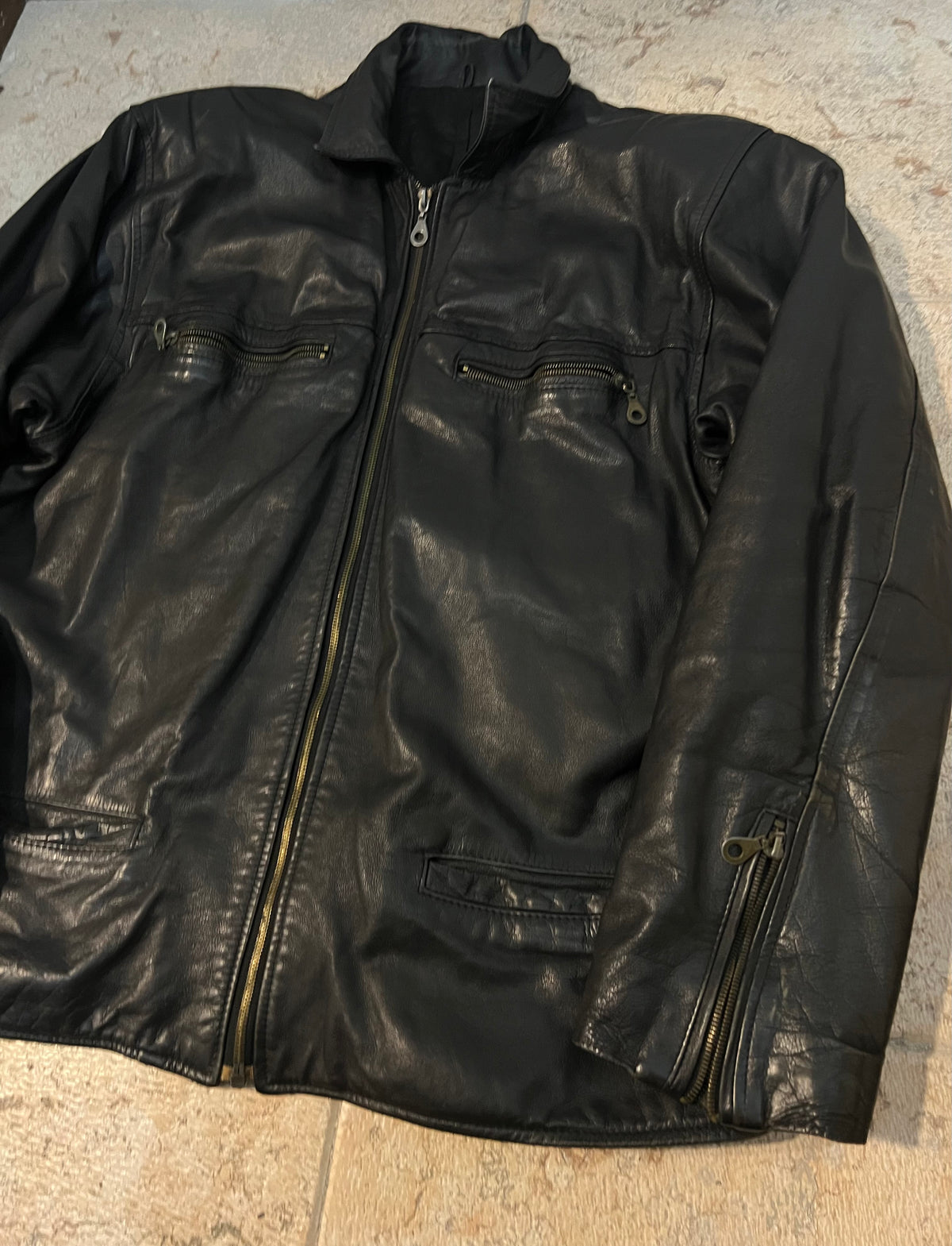 Leather jacket TG.50/52NA34