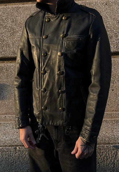 Napoleon leather jacket 70’ tg.46/48