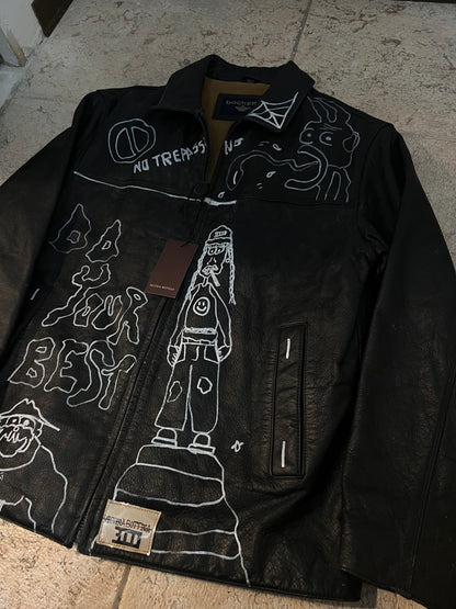 Leather jacket TG.46/48 NA08
