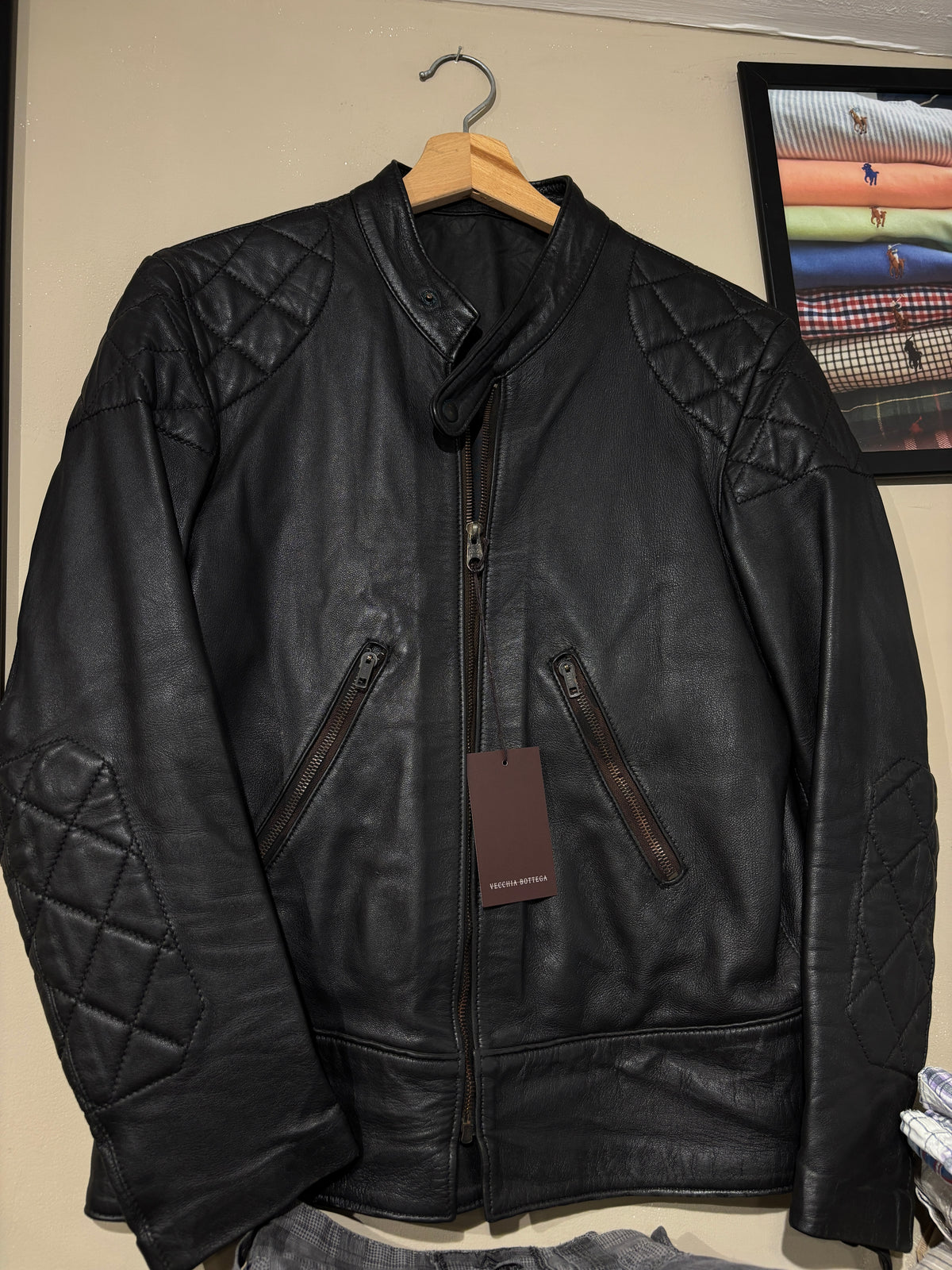 Biker vera pelle tg.44/46