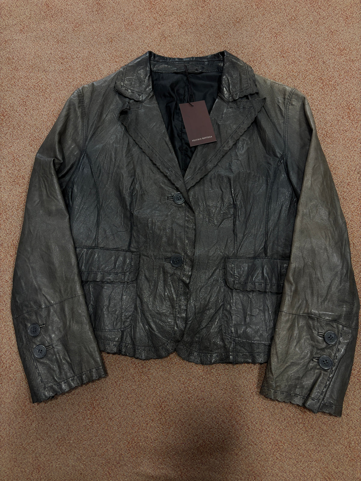 Blazer pelle tg.40/42cod1