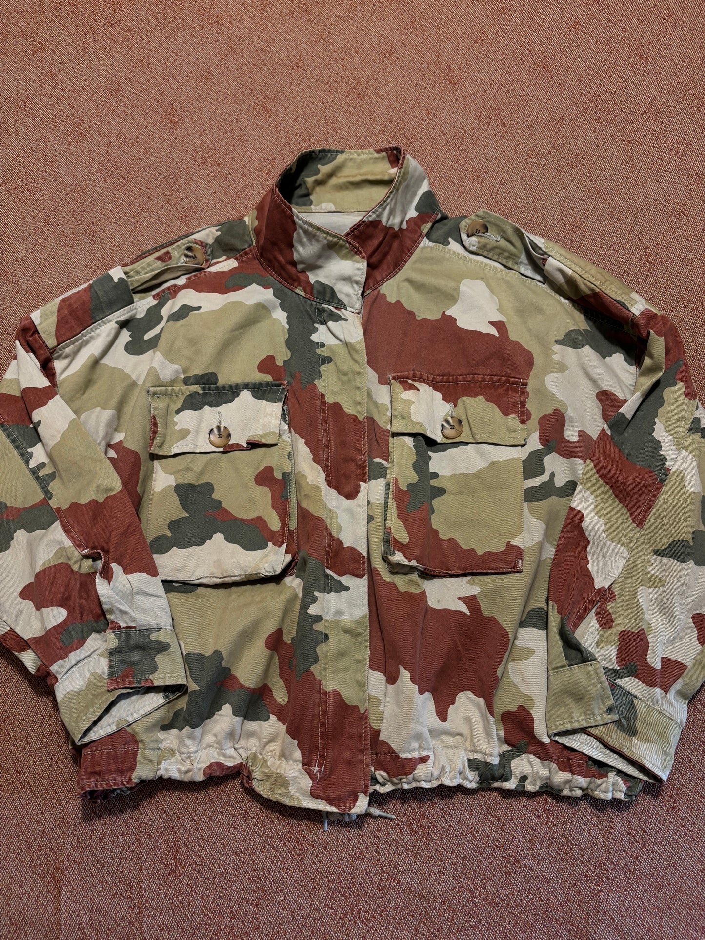 Camo jacket crop tg.44/36