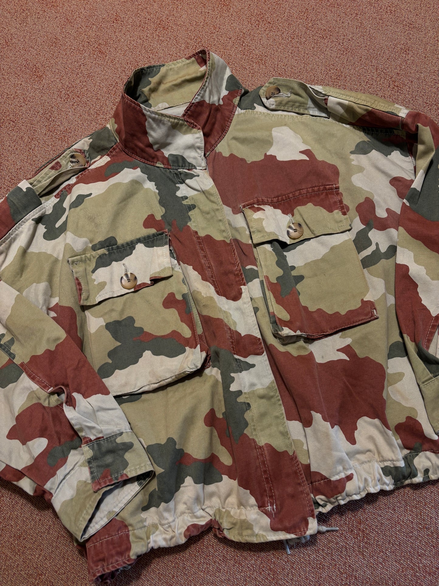 Camo jacket crop tg.44/36