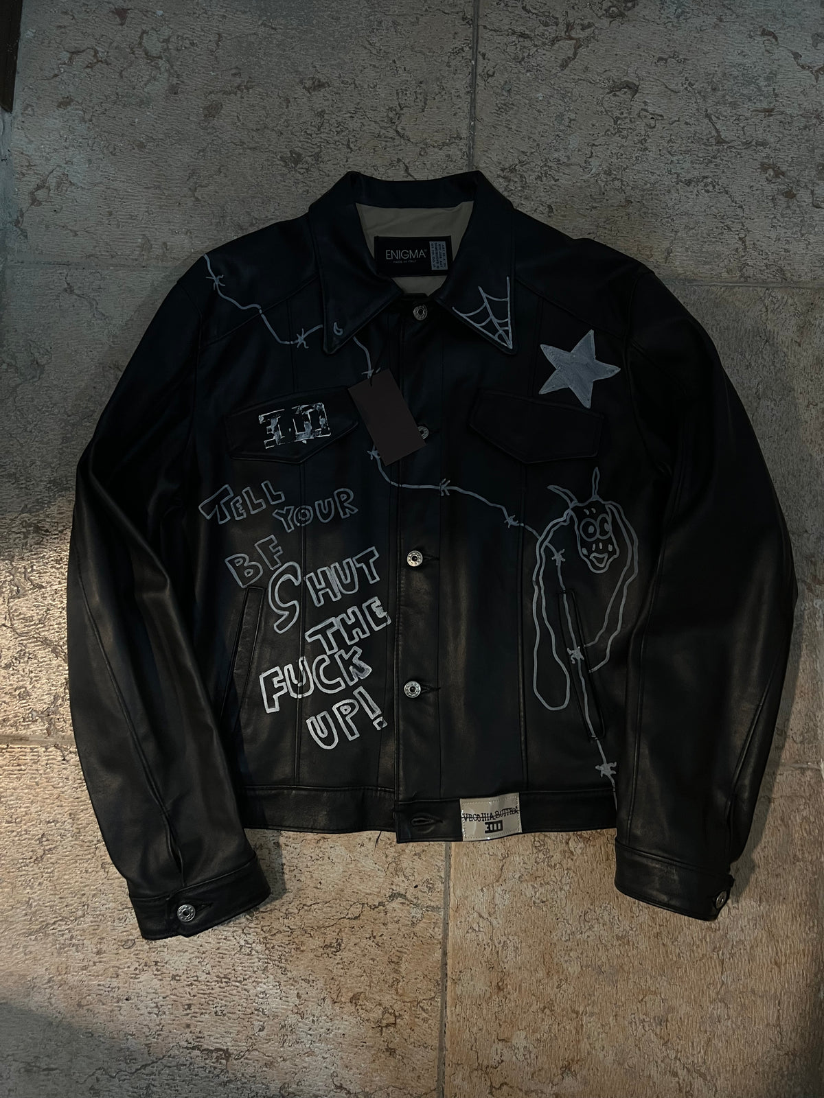Leather jacket TG.46/48 NA09