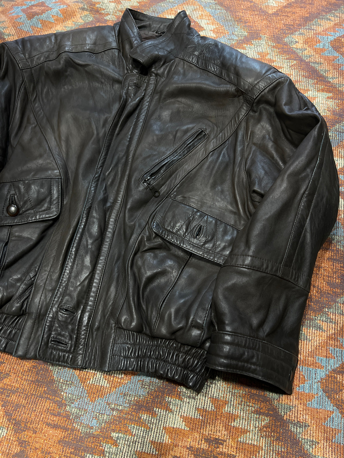 Leather jacket TG.46/48 NA76