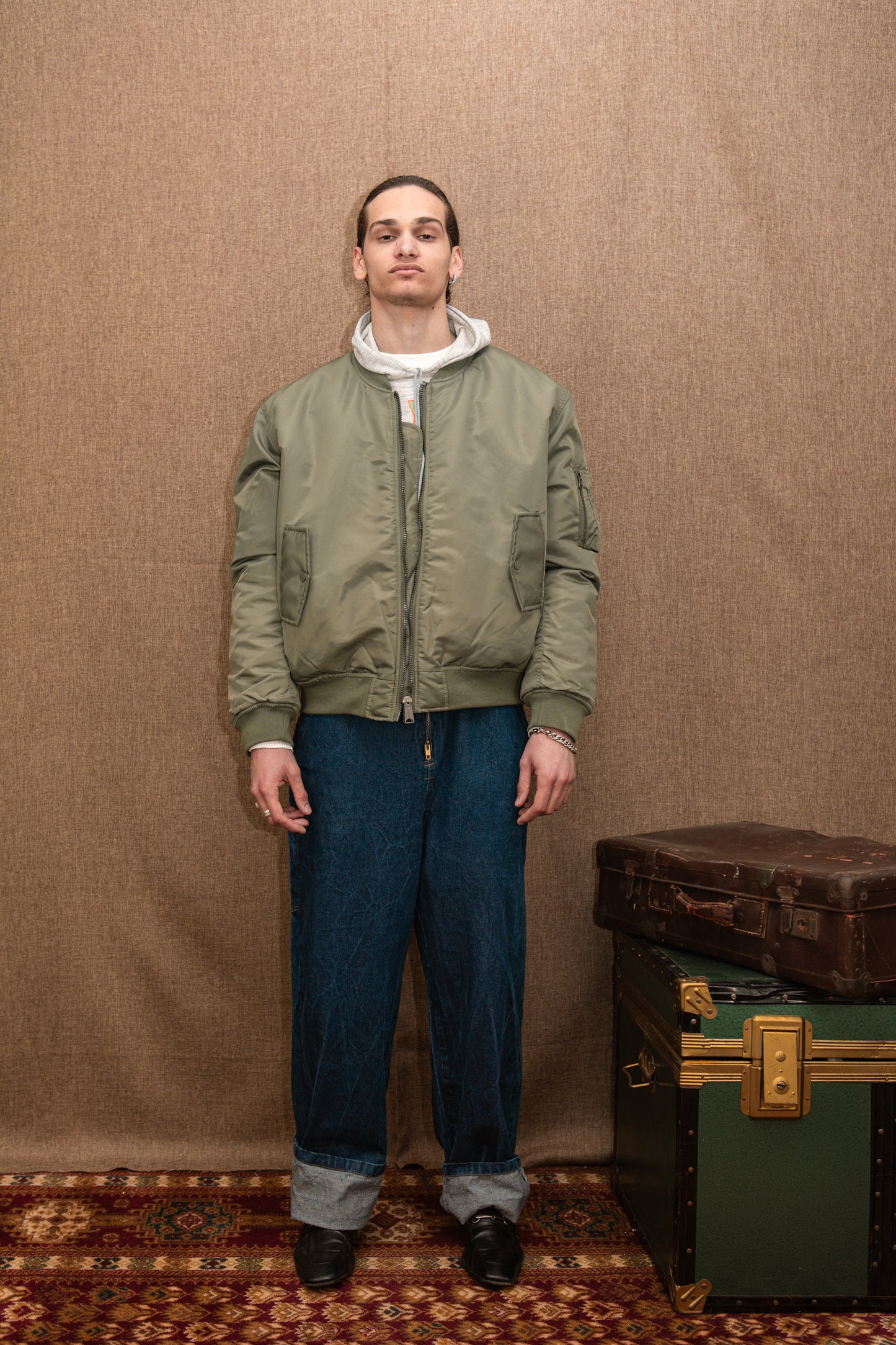 Bomber fly aviator MA-1 crop