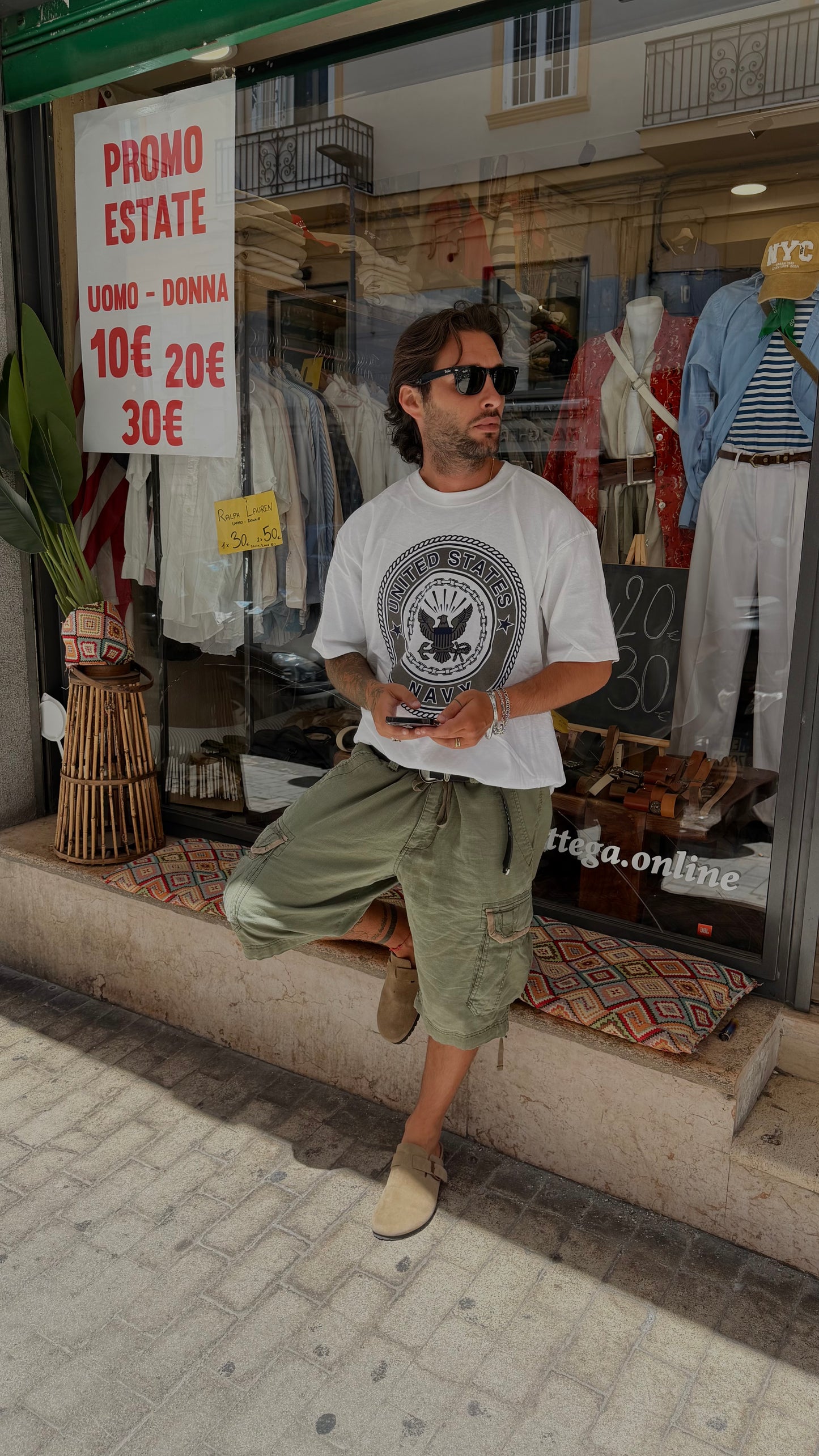T-shirt us navy tg.M/L