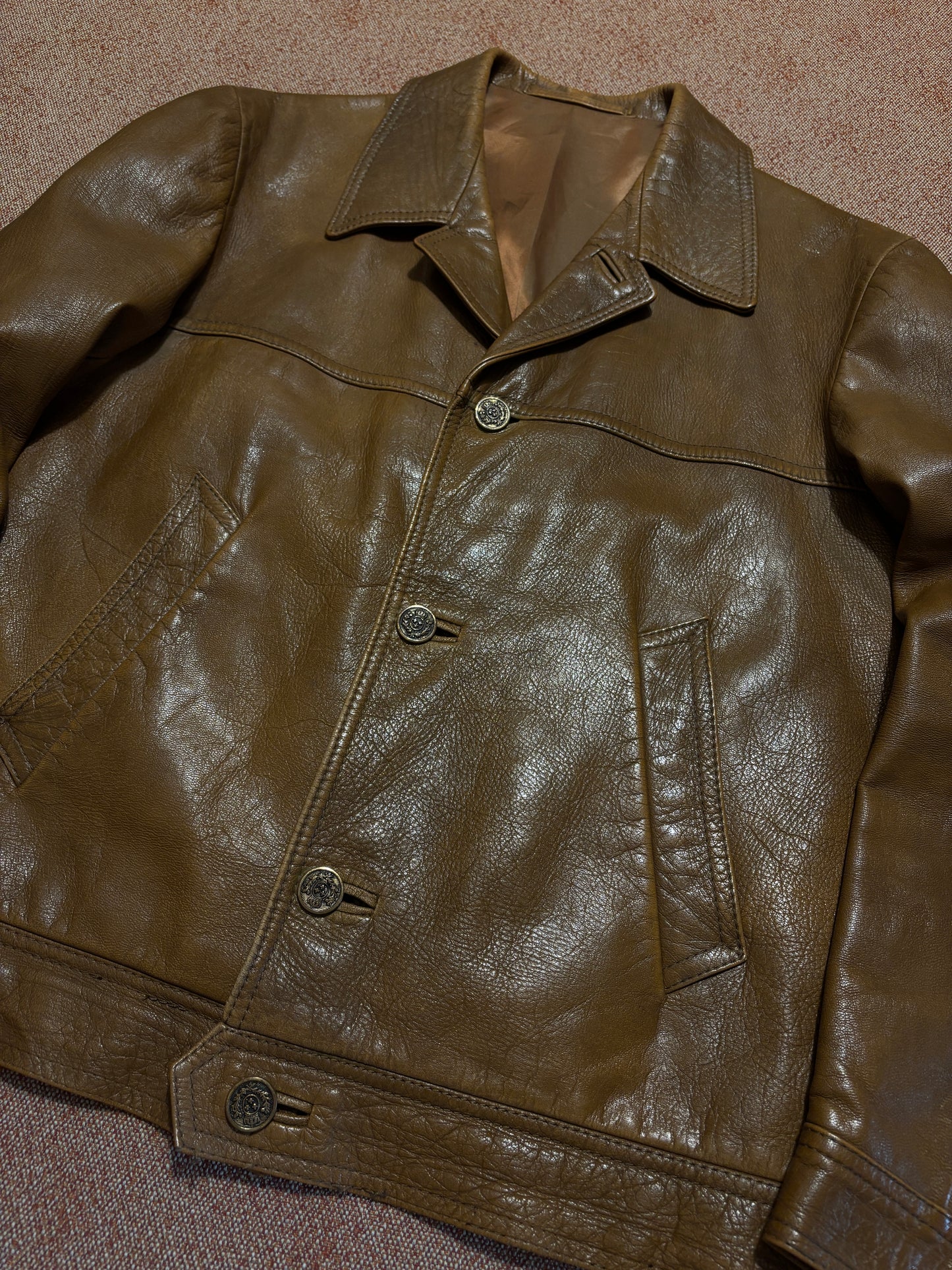 Giacca pelle anni 80’ 48/50