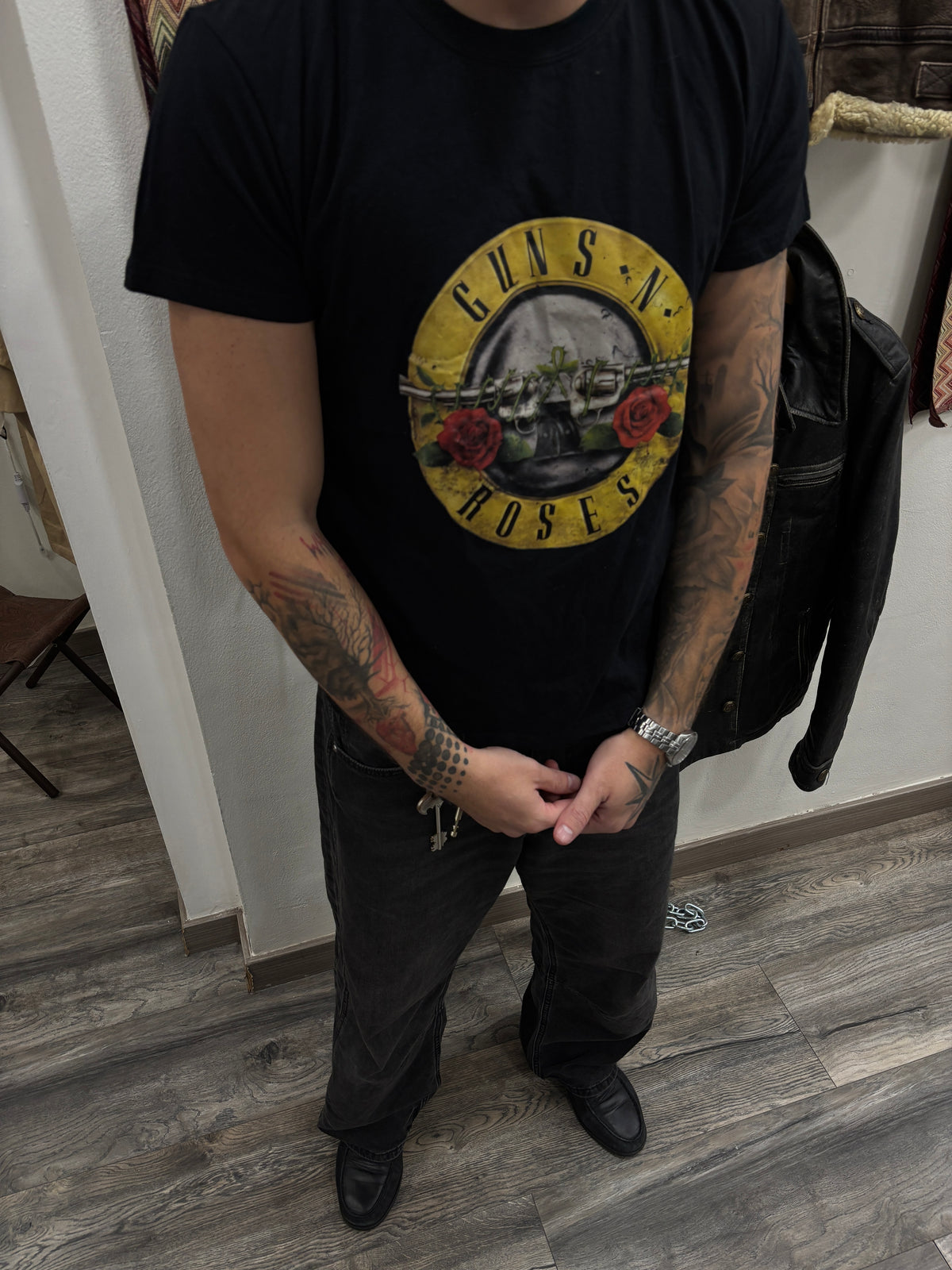 Vintage shirt gunsn roses tg.S/M