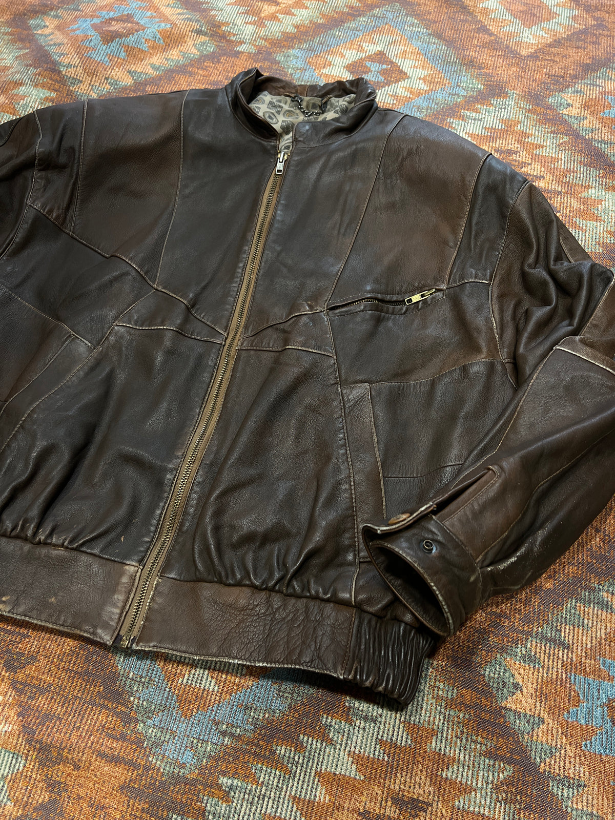 Leather jacket TG.48/50  NA73