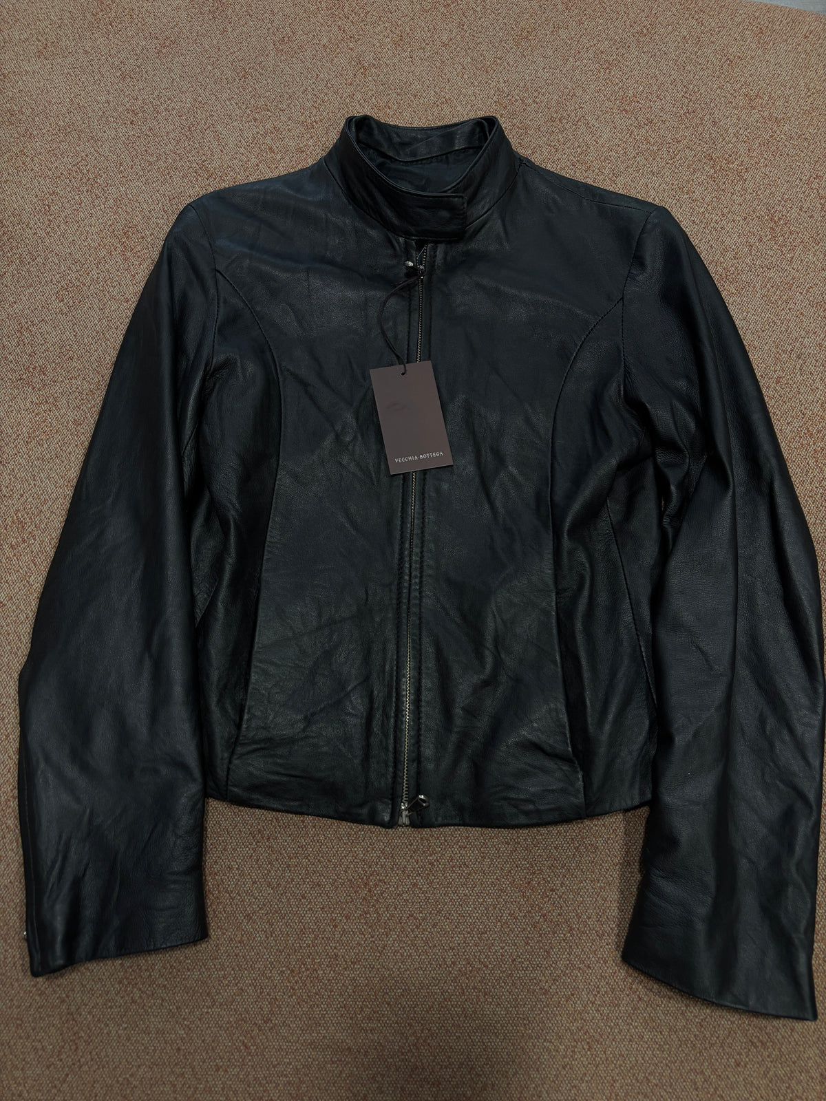 Biker pelle tg.42/44 cod7