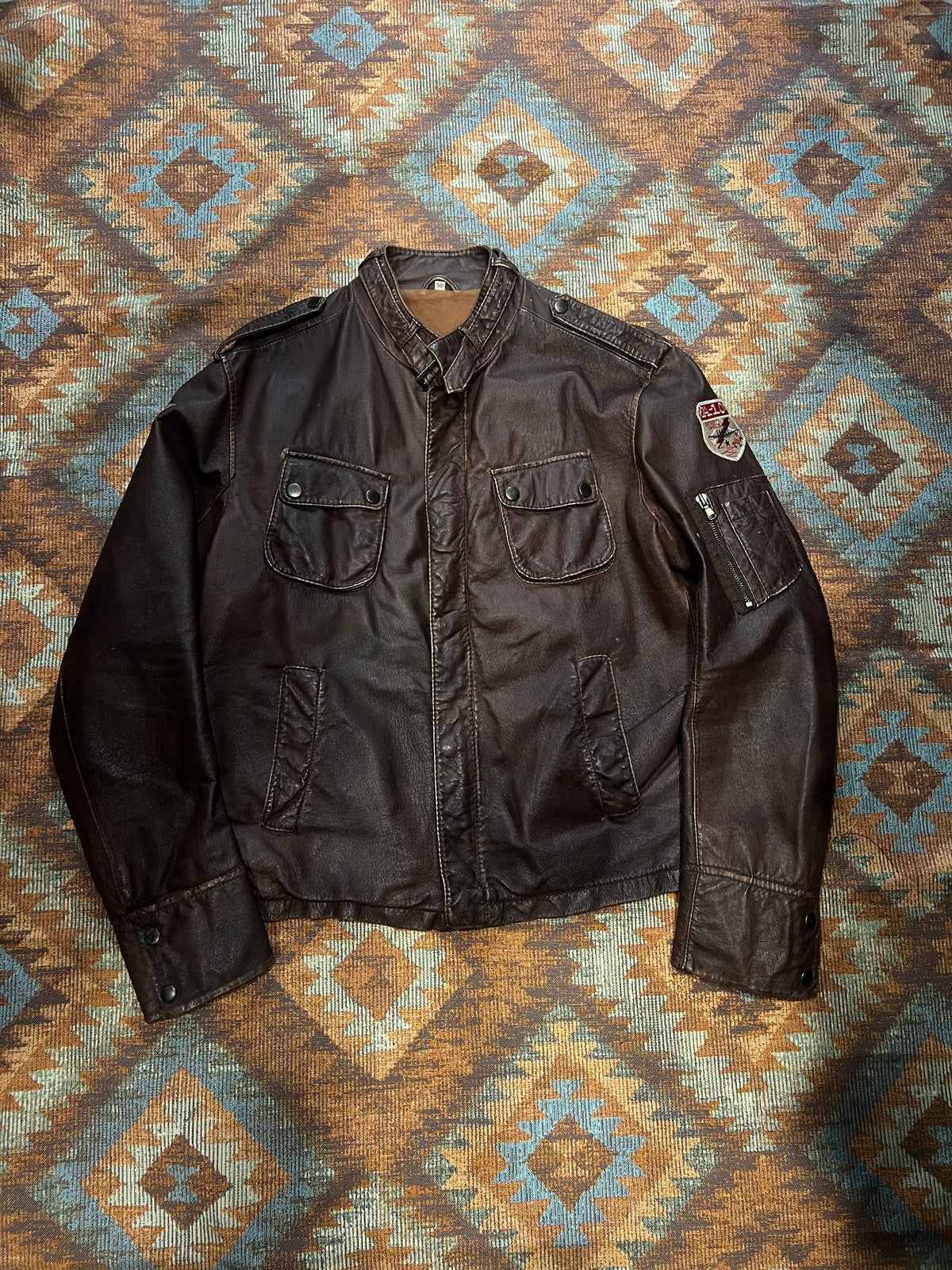 Leather jacket tg.48/50 NA50