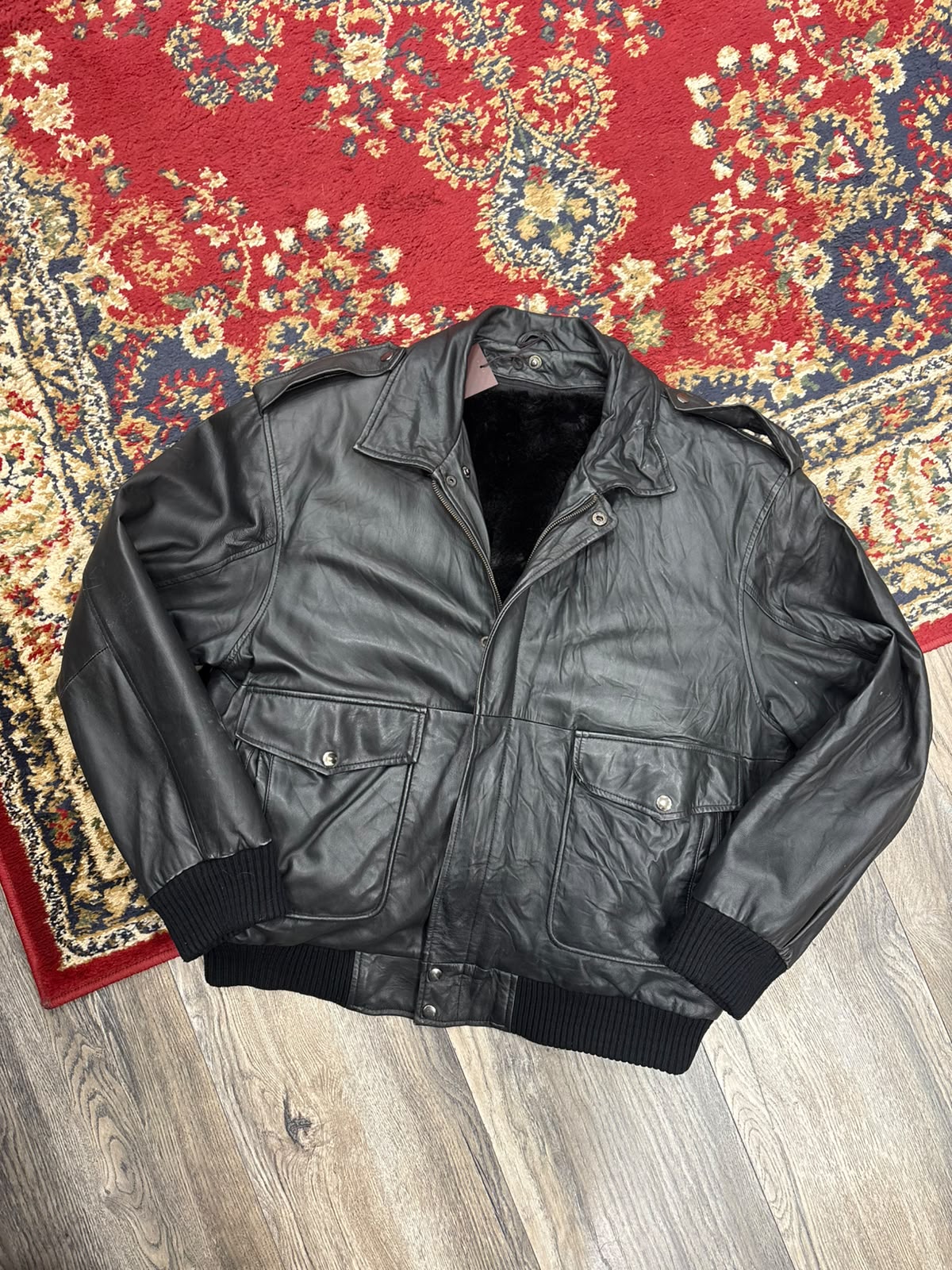 Bomber di pelle aviator Tg.L/XL Av