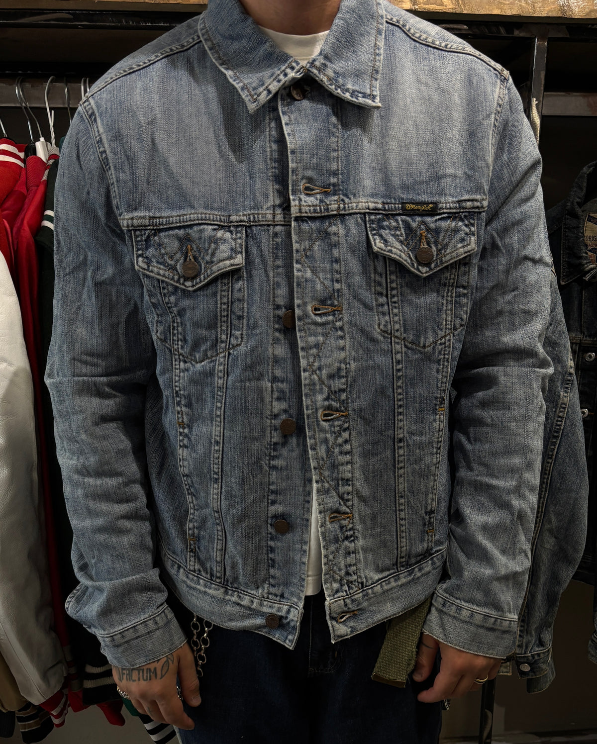 Wrangler denim jacket tg.S/M NA01