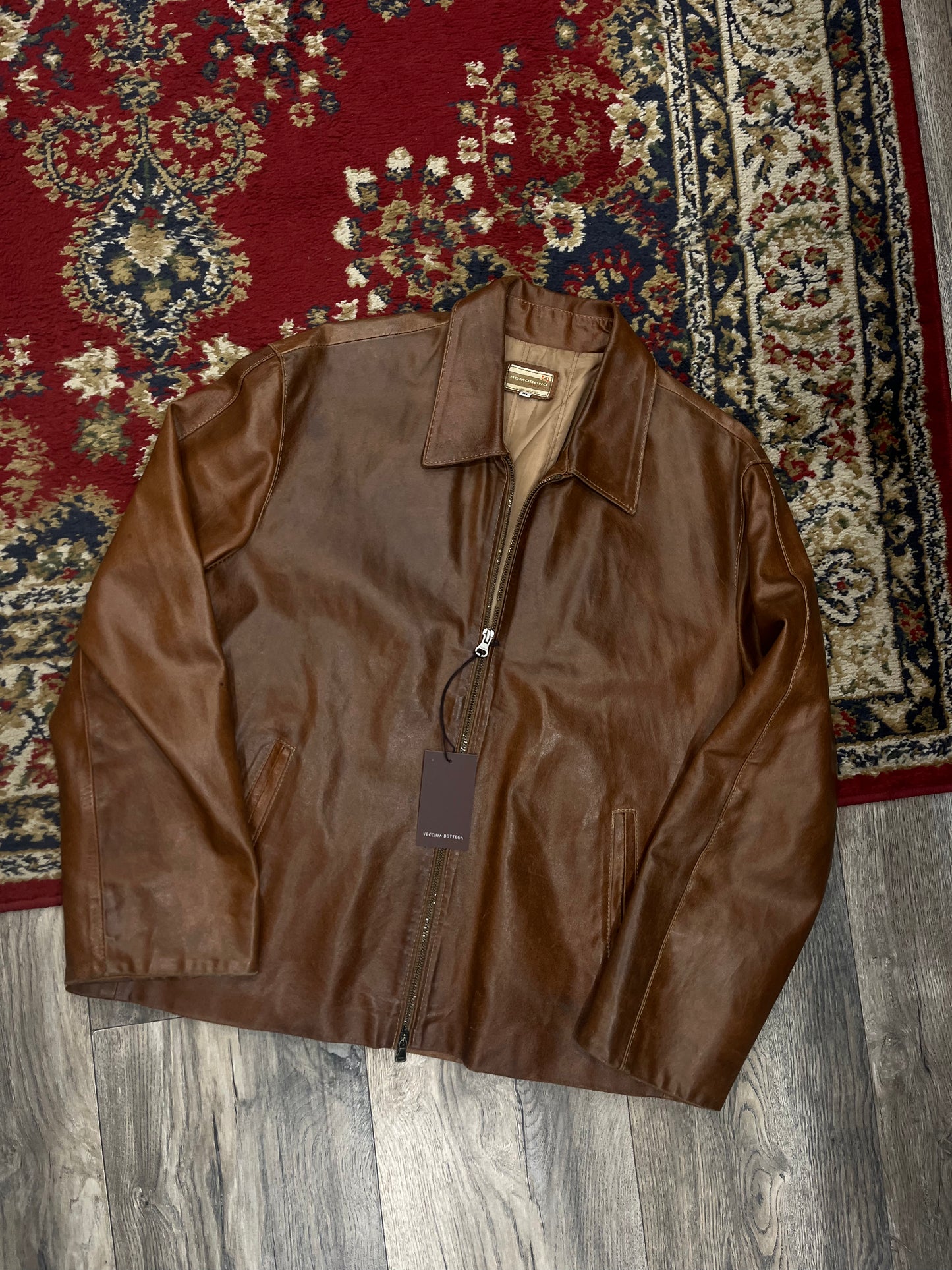 Giacca pelle tg.XL AV74