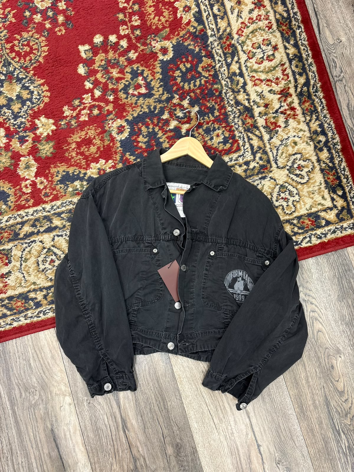 Denim cropped shirt tg.S Av27