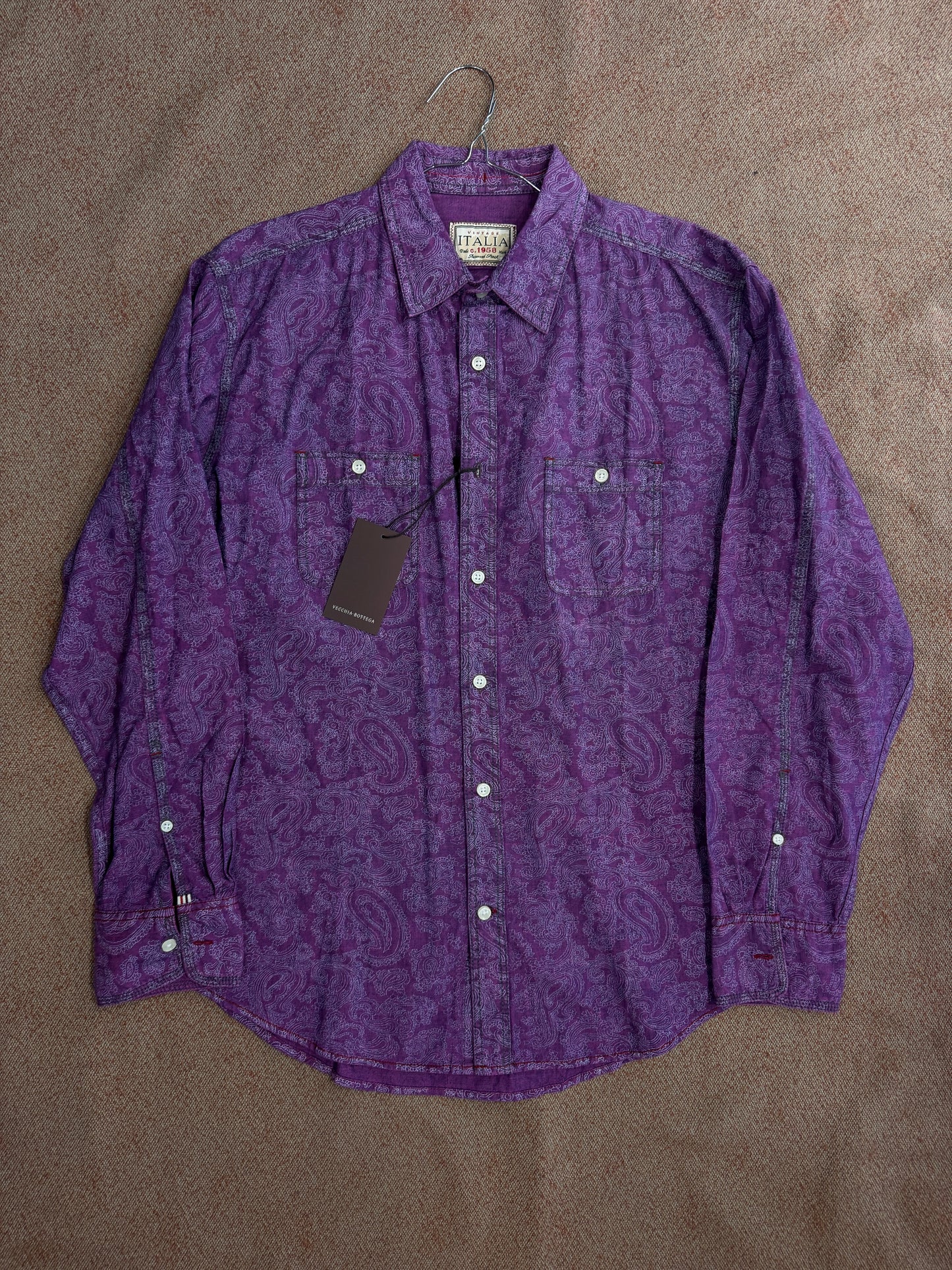 Camicia anni ‘80 tg. M/L cod47