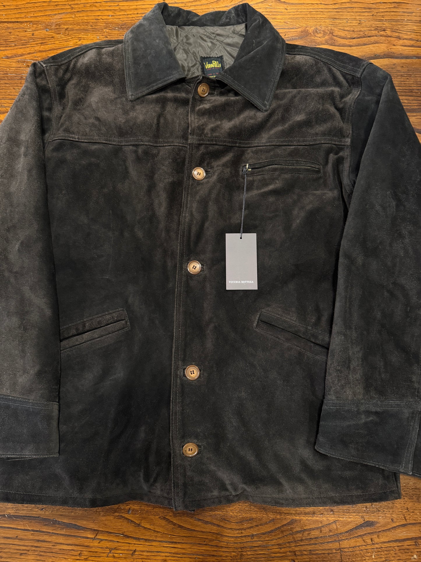 Giacca scamosciata tg. 52/54 cod 91