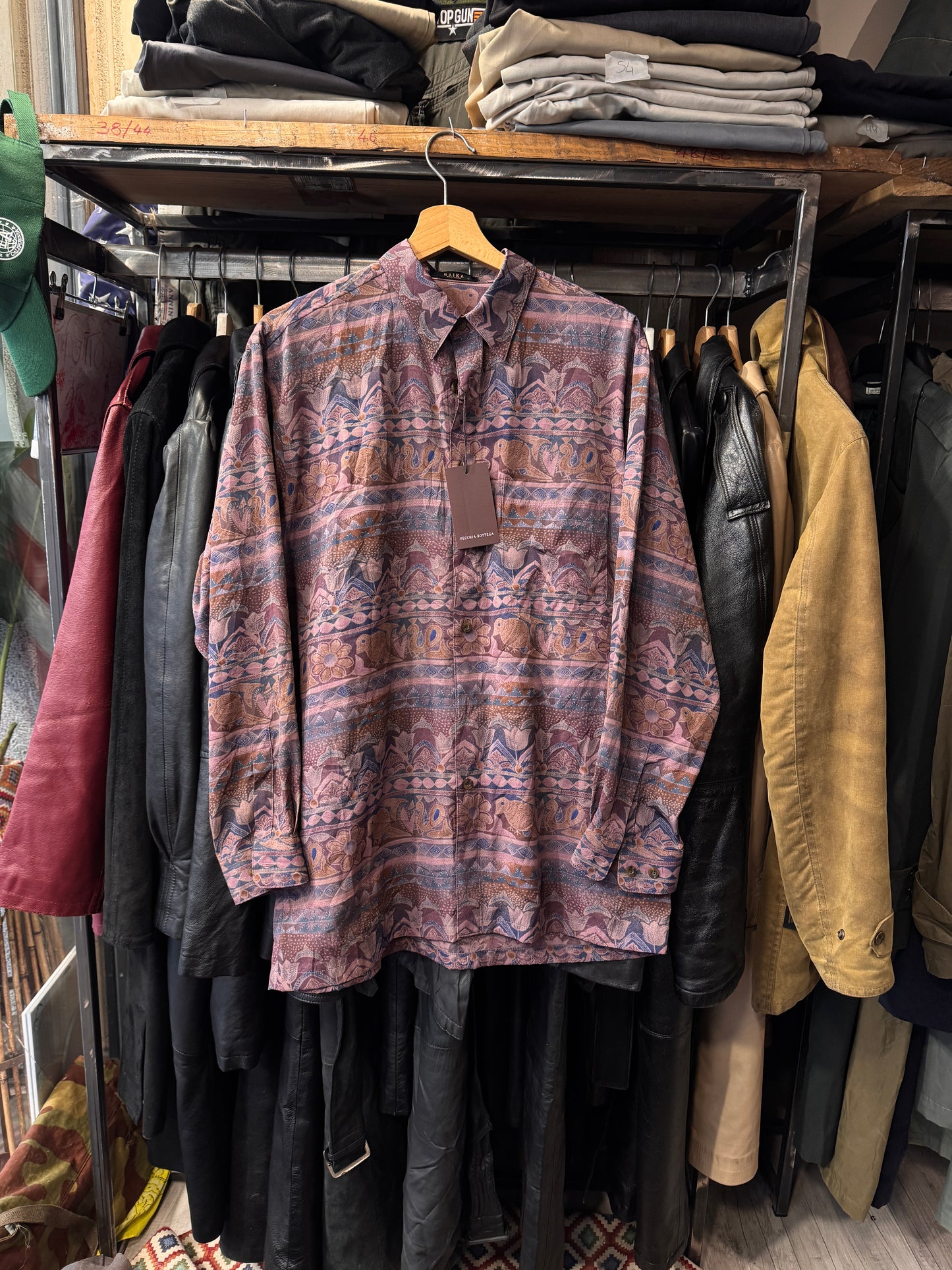 Camicia anni ‘80 tg. S/M cod10