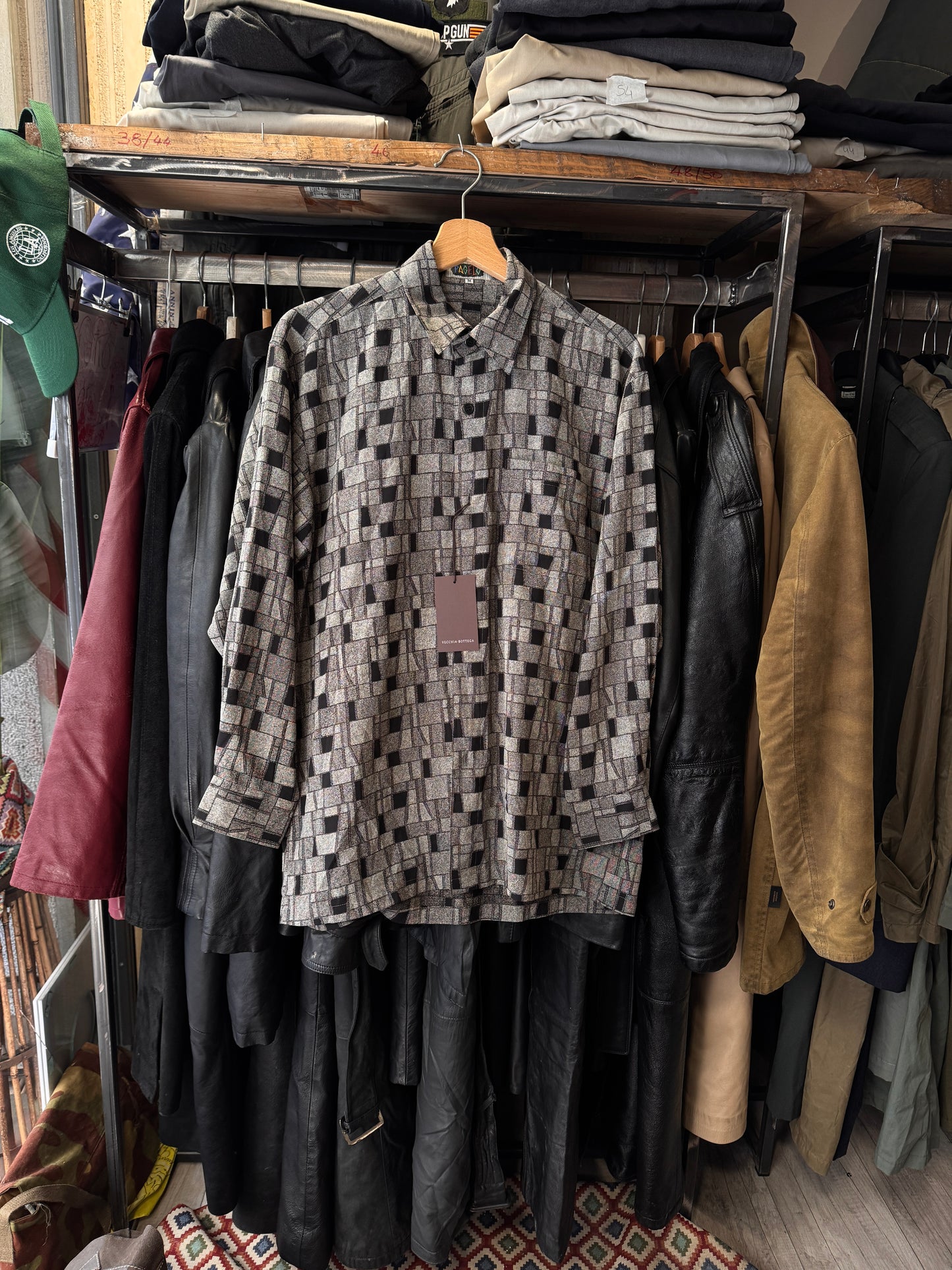 Camicia anni ‘80 tg. S/M cod31
