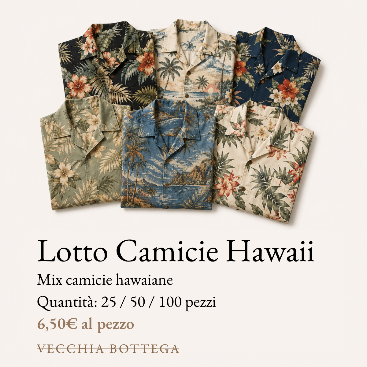 Lotto Camicie Hawaii