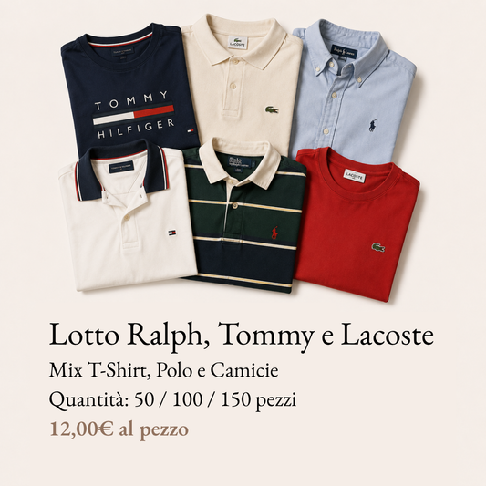 Lotto Ralph Lauren, Tommy Hilfiger e Lacoste